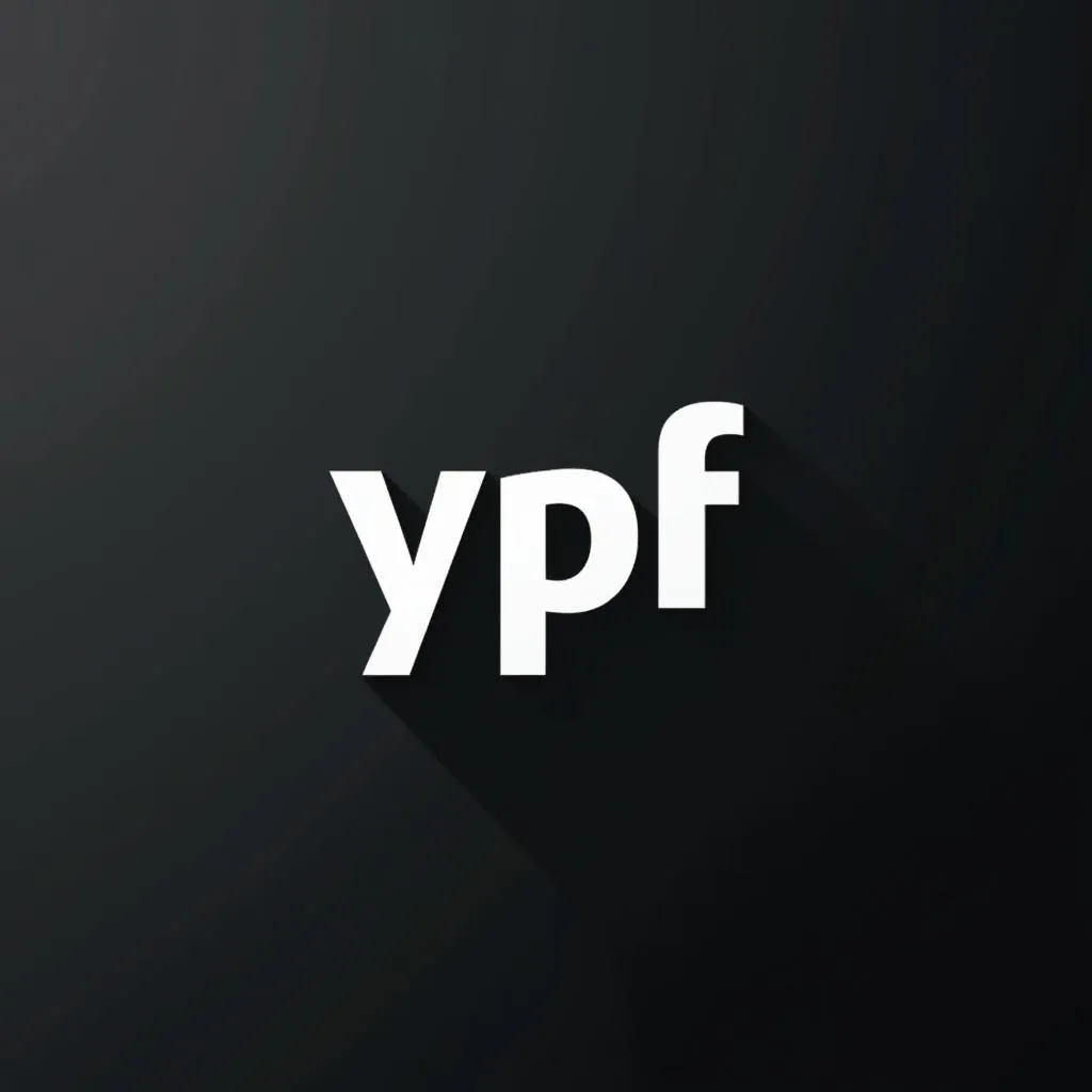 Logo YPF blanco